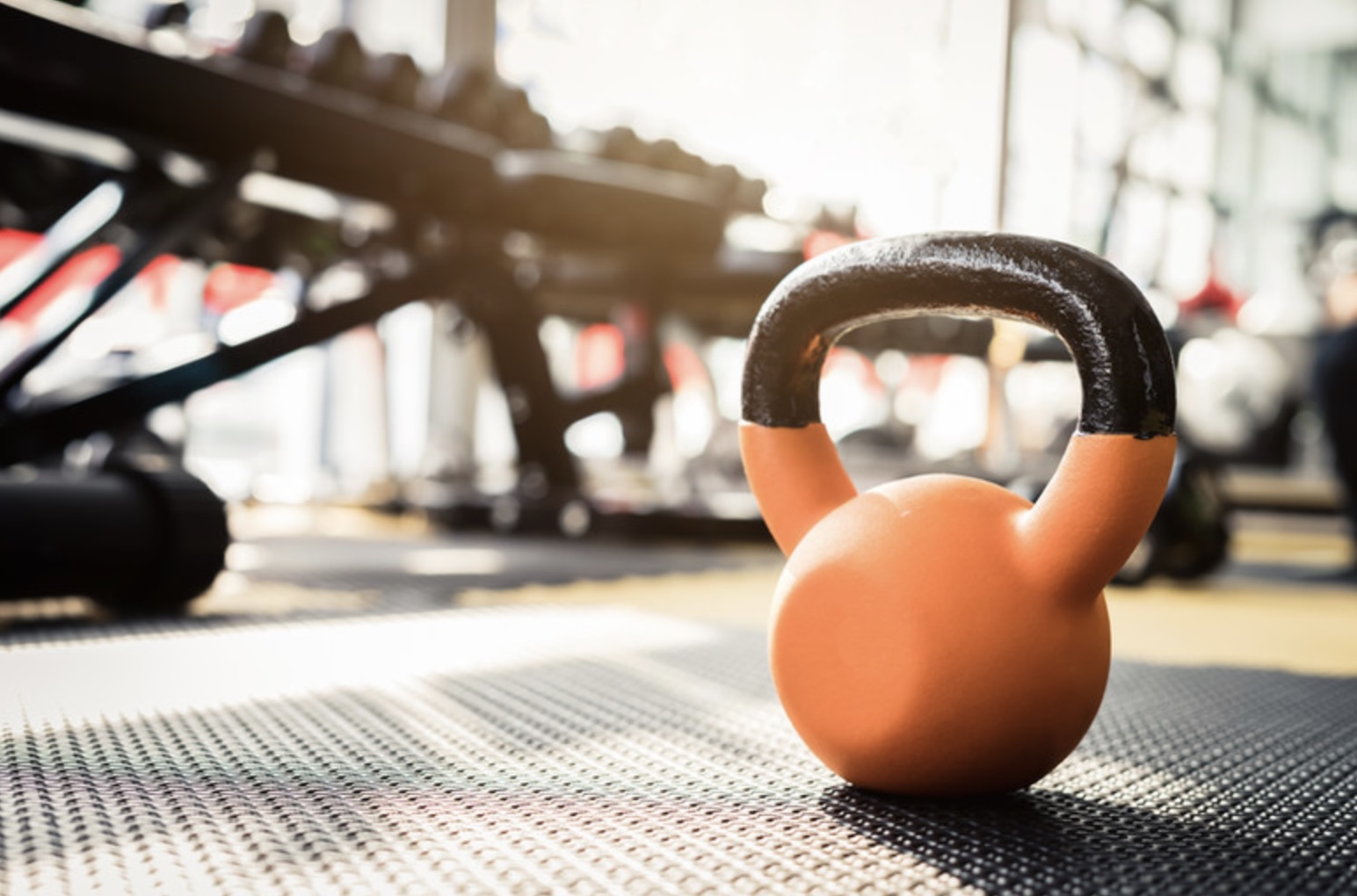 Kettlebell dans une salle de sport